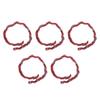 5Pcs Metallic Tinsel Garland 2.5m Wall Hanging Tinsel Banner for Home Gatherings Weddings Birthday Parties