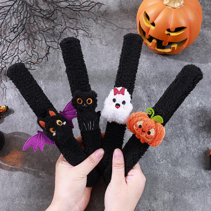 2026 Halloween Pumpkin & Ghost Slap Bracelet - Festive Decoration & Small Gift