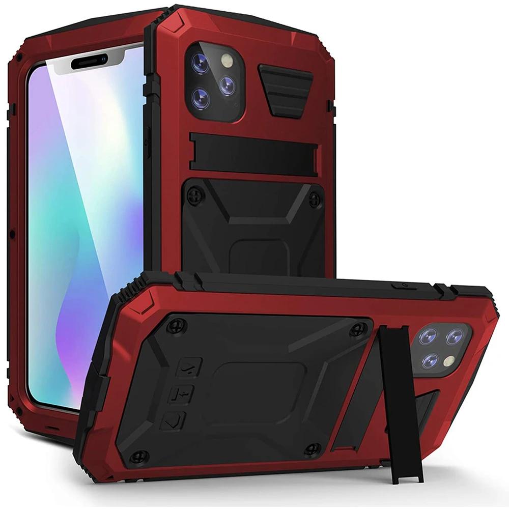 Hybrid Shockproof Protective Case Cover for IPhone 17 16 15 14 11 13 16 12 Mini 360 Full Protect Diamond Glass Metal Silicone