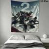Tapiz de pared de Destiny 2 Colgante de pared estético Manta de tela impresa Tapices decorativos para dormitorio Sala de estar Decoración del hogar