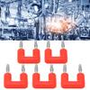 5Pcs J.20004 Banana Dual Plug Spacing 19mm Copper Nickel Plated Dual Tip Banana Plug