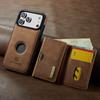 Leather Phone Case for iPhone 17 Pro Max 16E 17Air 16 Pro 15 Plus 14 13 12 11 Magnetic Detachable RFID Blocking Card Slot Wallet