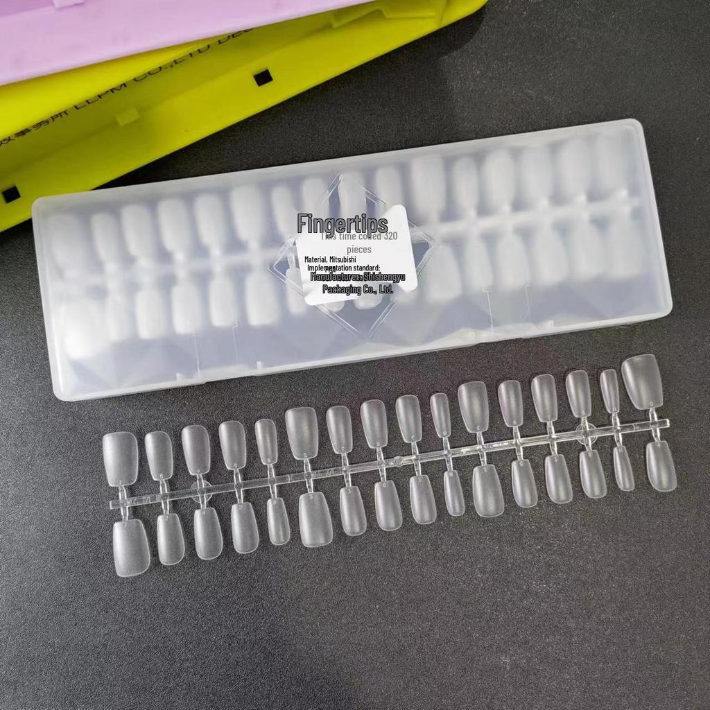 Moshang Fingertip Wearable Nails - 300-Piece Manicure Nail Tips Set