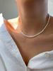 Elegante Mini-Süßwasserperlenkette von Vlen für Damen – Luxus-Schmuckgeschenk – Modisches Perlenchoker-Collier