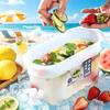 Summer 3.5L Iced Drink Bucket with Tap, Household Water Pitcher, Fruit Tea Infuser Container for Outdoor Camping Party