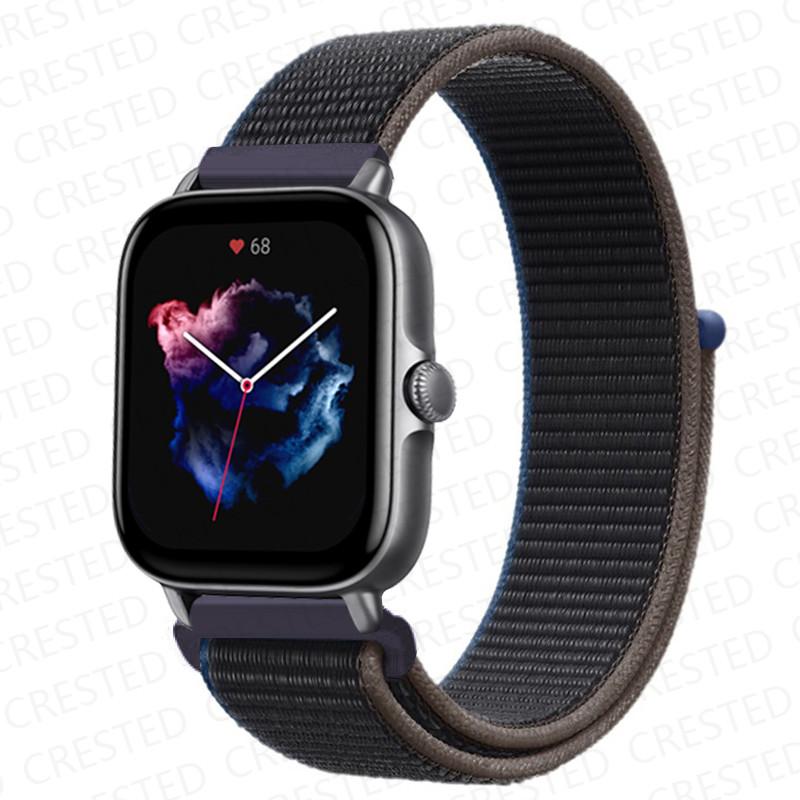 20mm 22mm Watch Band For Amazfit GTS/2/2e/4/3/mini GTR 4/2/3/Pro 47mm stratos 3 Nylon Bracelet pulseira correa Amazfit bip strap