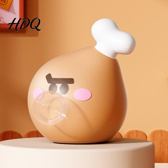 Toddler Stress Relief Toy Fast Food Bubble Popping Cartoon Hamburger French Fries Ice Cream Drumstick Cola Squeeze Office Worker Gift