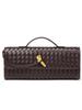 High-End Versatile Woven Baguette Crossbody Tote