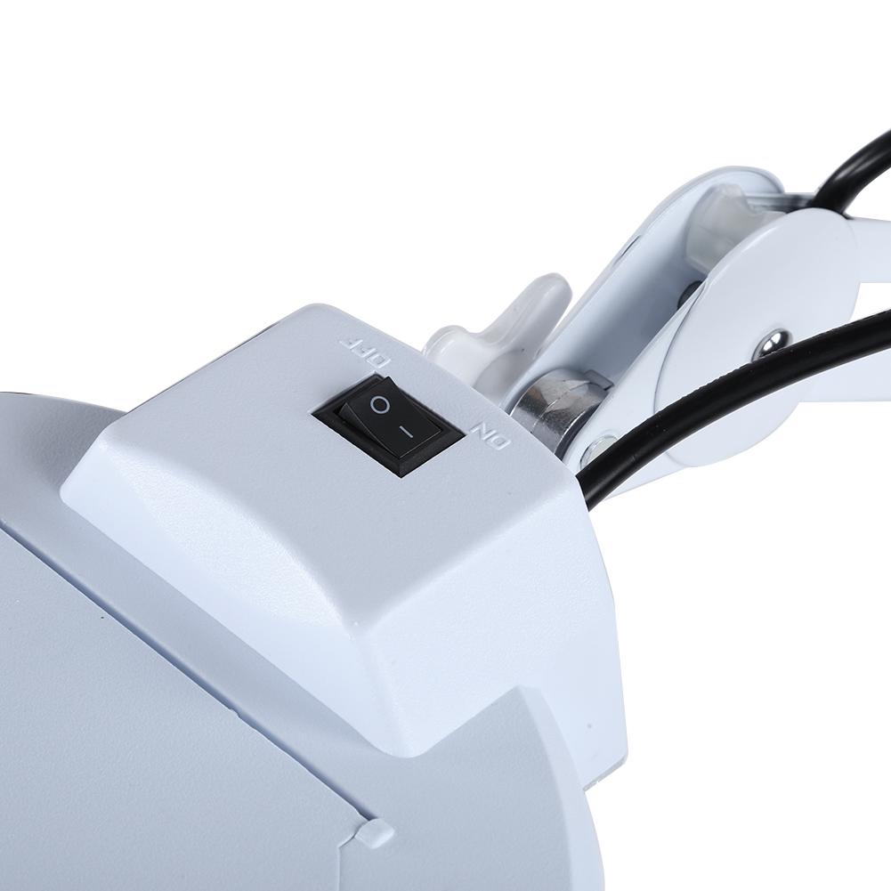 Beauty Cosmetic Tattoo 5xMagnifying  LED Lighted Desk Magnifier Light Lamp With Clamp  White