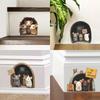 Cute Cartoon Mouse Hole Kitchen Staircase Home Decoration Sticker