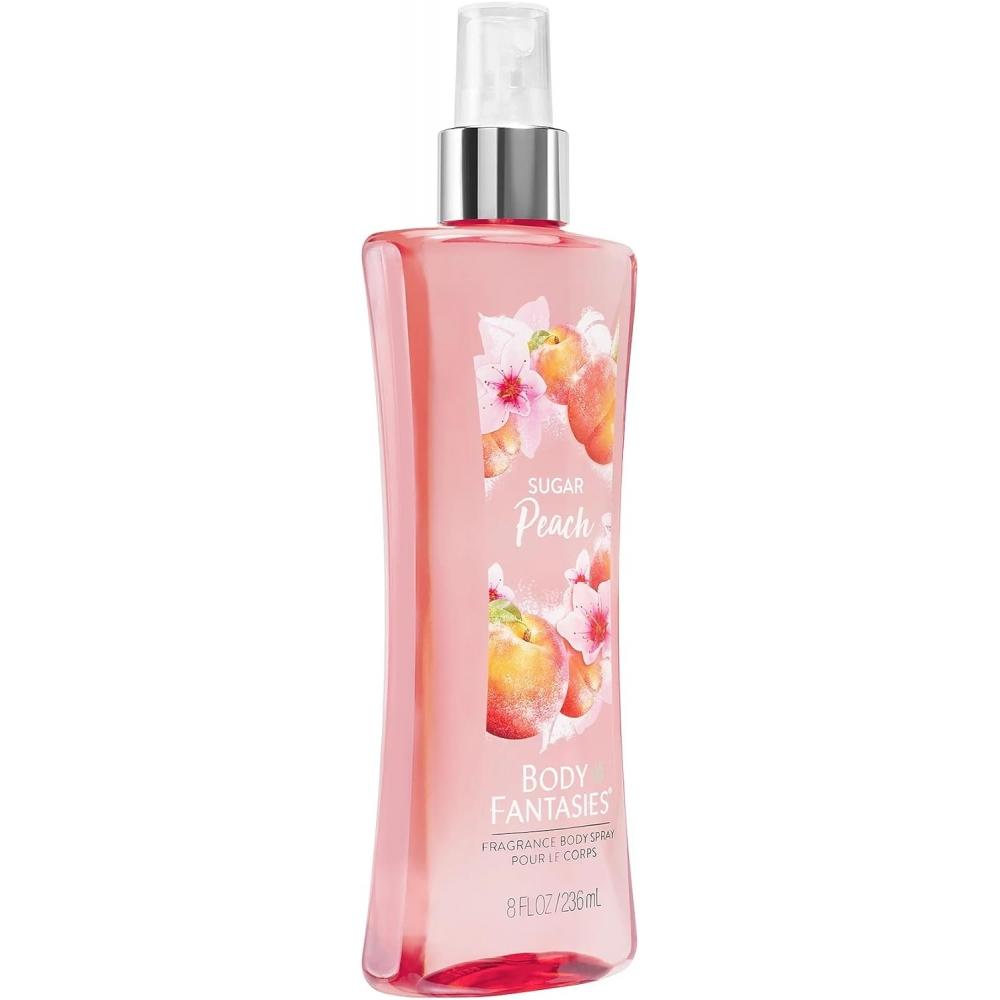 Body Fantasies Body Fantasies Signature Sugar Peach By Parfums De Coeur Body Spray 8 Oz  240 Ml  Women 