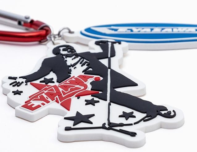 Eikichi Yazawa 2024 Goods Rubber Keychain Silhouette Keychain (EIKICHI YAZAWA) (LOGOS)