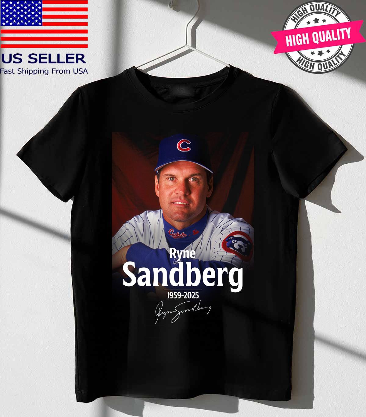 SIGNATURE #23 RYNE SANDBERG 1959 2026 Thank You Shirt Black Unisex S-5XL 1R0099 S