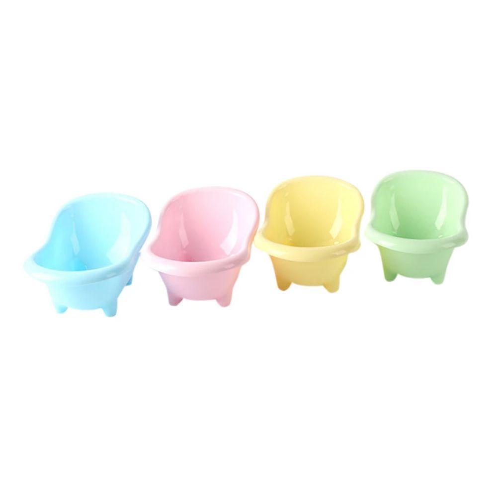 Solid Color Hamster Bathtub Mini Pet Mouse Bathing Bathtub  For Hamsters Mouse Squirrels