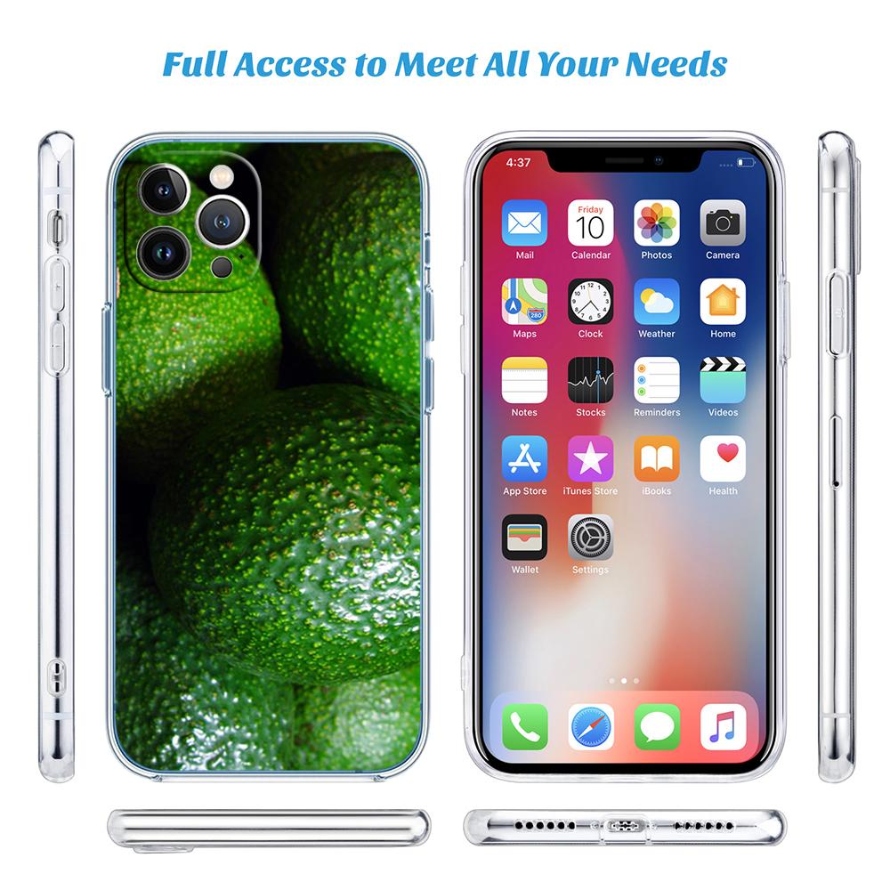 CJ13 Avocado Fruit Art Case for Motorola Moto G10 G20 G30 G31 G32 G34 G35 G41 G42 G50 G51 G52 G55 G60 G60S G62 G71 G72 G75