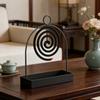 Anti Scalding Incense Holder Rustproof Coil Incense Burner Coil Vertical Stand  Indoor Use