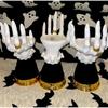 Halloween Decoration Witch Hand Candlestick Halloween Candle Holder Candle Holder Gothic Decor Snack Bowl Stand Resin Ornament