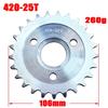 Motorcycle 420-24T 25T 26T 27T 28T 30T Tooth Rear Wheel Chain Disc For Honda Z50 Z50A Z50J Z50R Mini Trail Monkey Bike Universal
