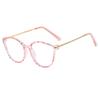 Fashion Anti Blue Light Glasses Women Computer Eyewear Designer Cat Eye Glasses Eyeglasses Lady Clear Optical Goggle Frame New