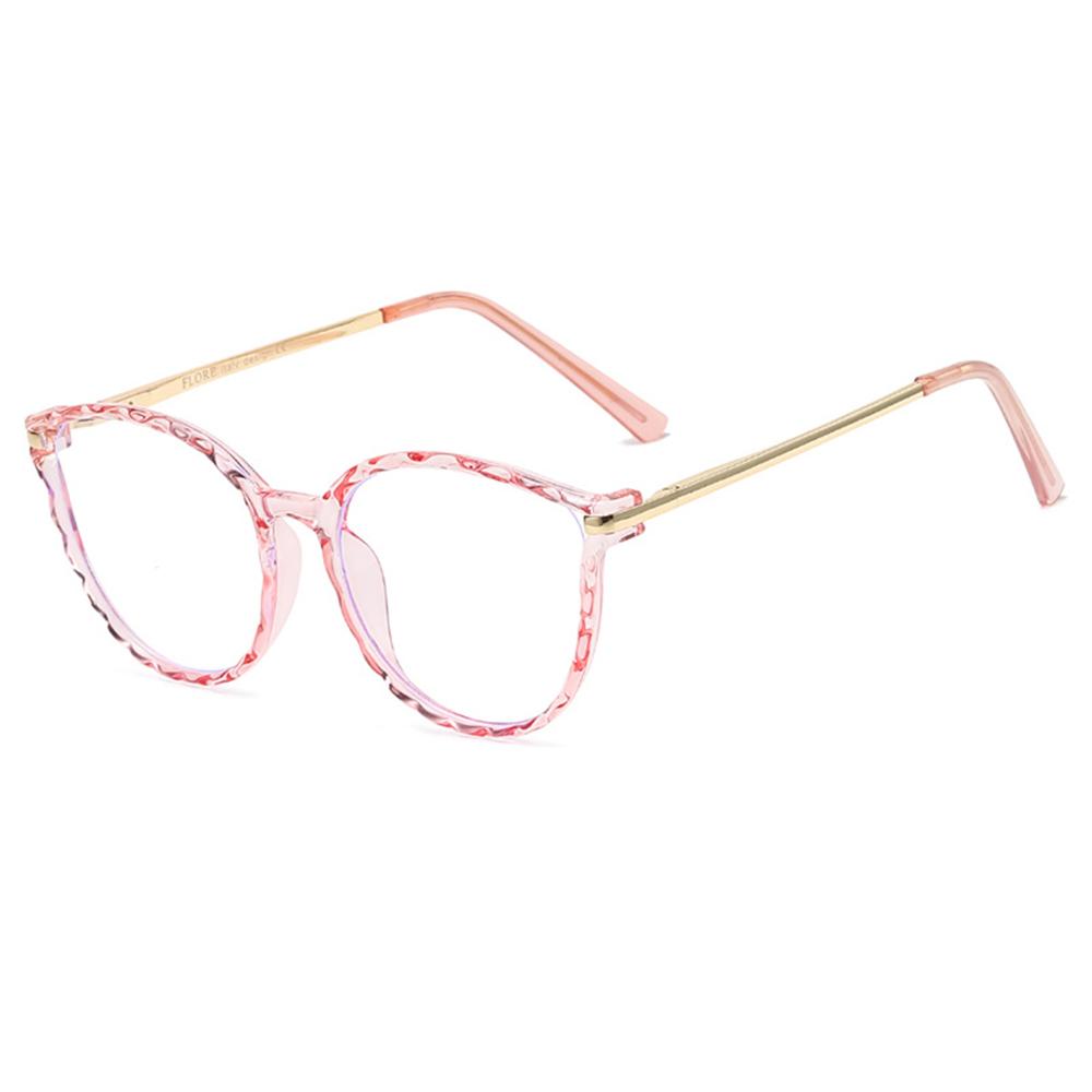 Fashion Anti Blue Light Glasses Women Computer Eyewear Designer Cat Eye Glasses Eyeglasses Lady Clear Optical Goggle Frame New