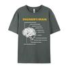 Engineer Is Brain Funny Sarcastic For Engineering Design Tops Tees 2024 Hot Sale Customized Cotton Male T-Shirt Design T Shirt