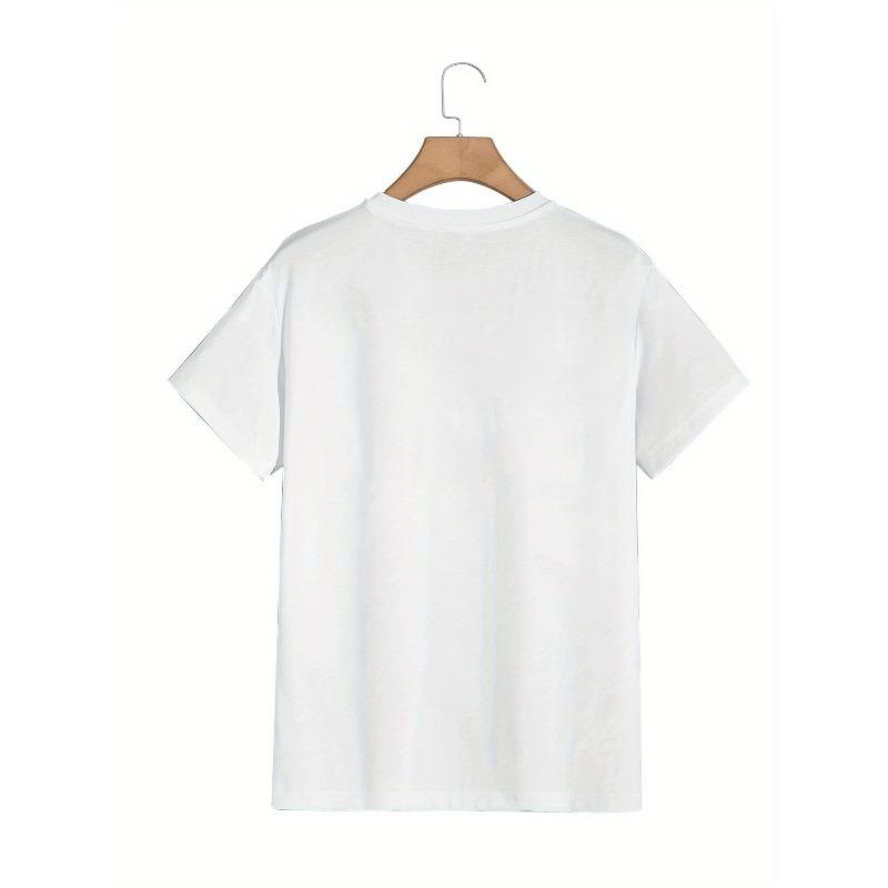 Men'S T-Shirts Are Versatile Summer Tops for Men'S Fashion,Trendy Round Neck Tee