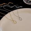 Women's Casual Daily Oval Classic Necklace