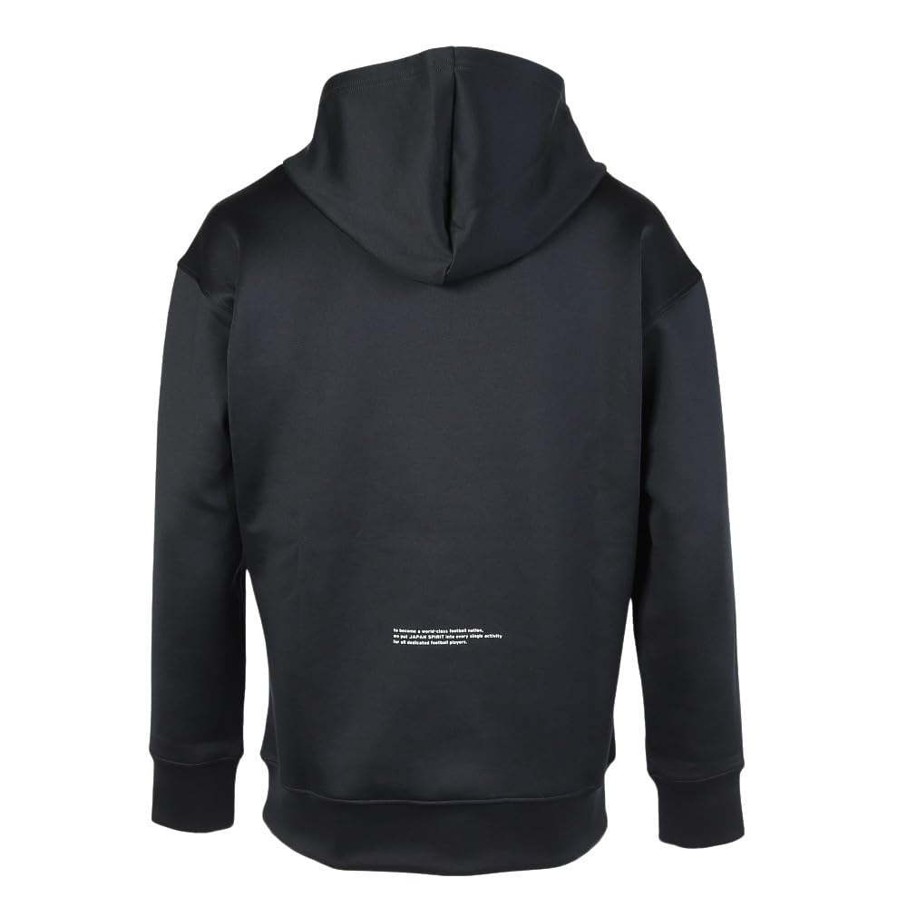 Soccer Wear Hoodie Parka OFF THE PITCH Stretch Slim Silhouette Unisex P2MCB065 Black [Mizuno]