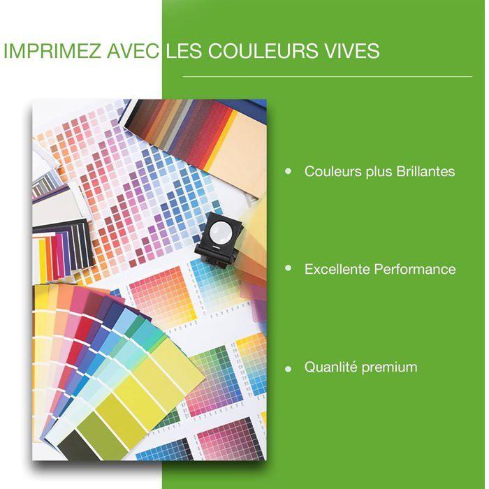 Cartouche d'Encre Compatible - Epson 29XL - Pack de 5 - Multi-couleurs - 500 pages (noir) - 450 pages (couleurs)