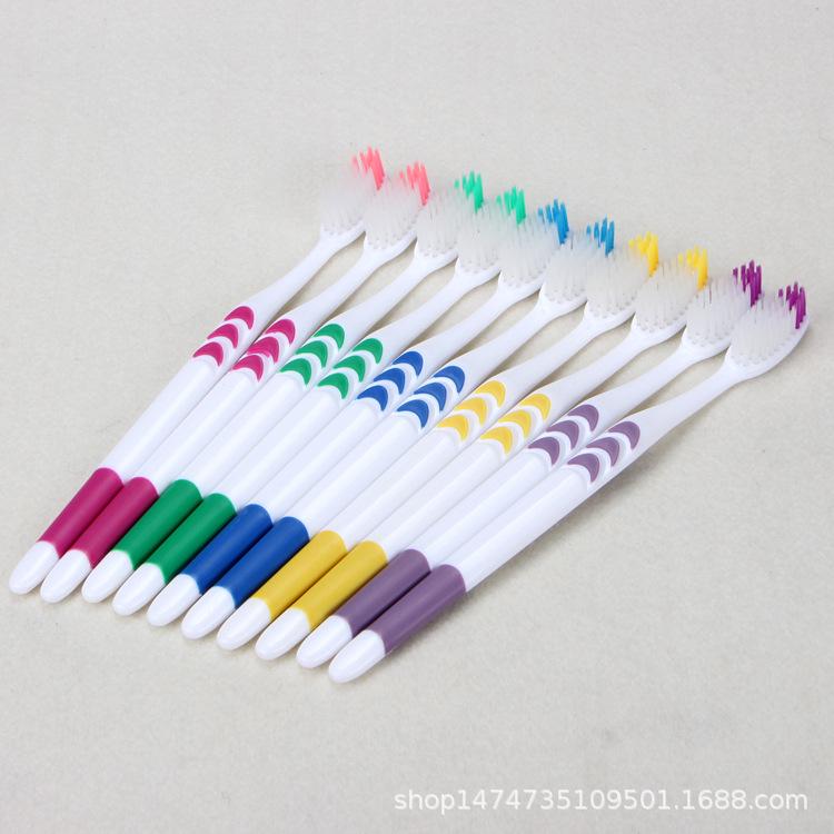 Little Moon 10 Pack Family Value Soft Bristle Toothbrushes - Adult Magic Tip