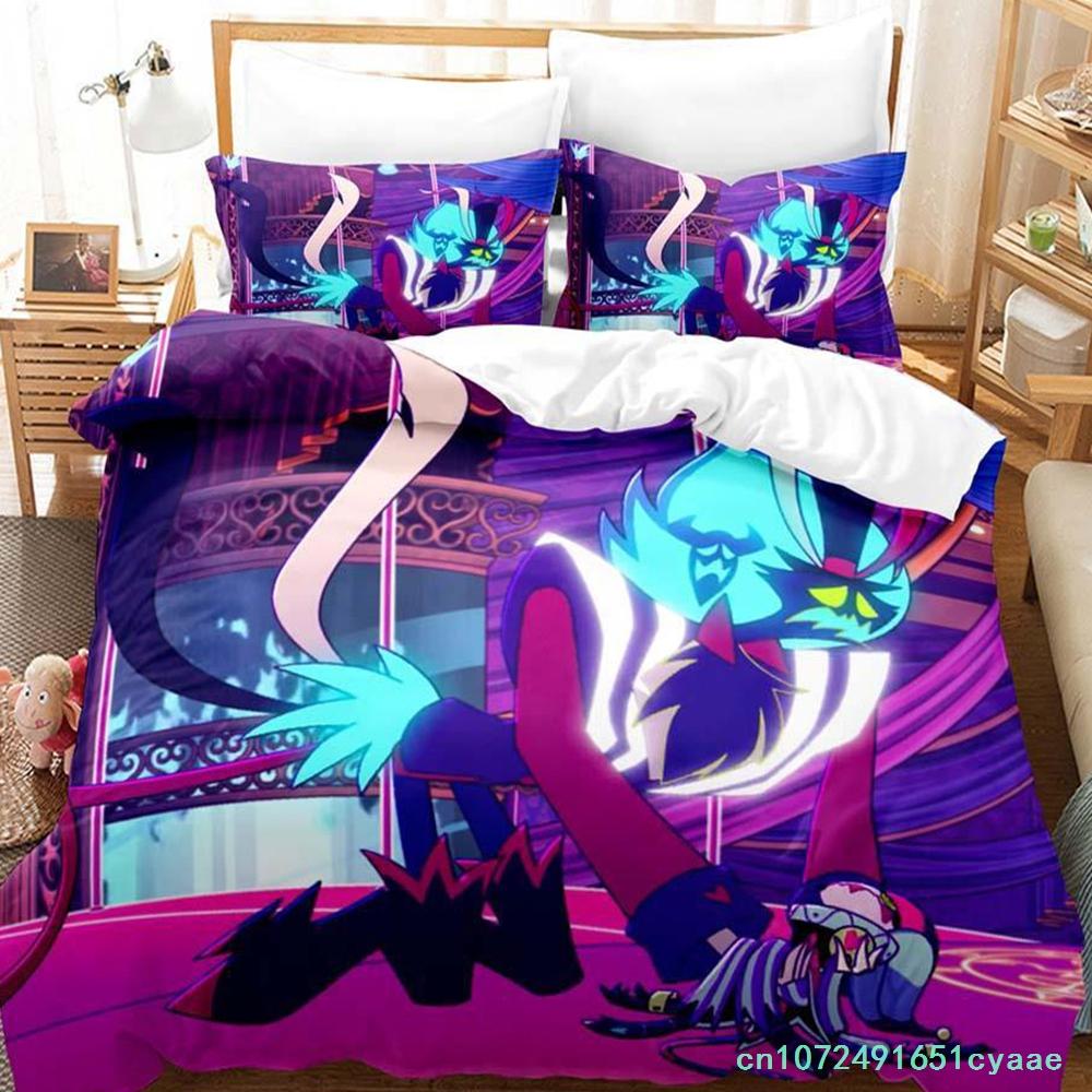 Fizzarolli Boss Bedding Set Single Twin Full Queen King Size Bed Set Adult Kid Bedroom Duvetcover Sets Anime Parure De Lit Bed