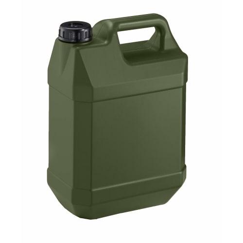 Mizuho Chemical Industry Flat Can, 4L, Nozzle, Moss Green, 0185MG