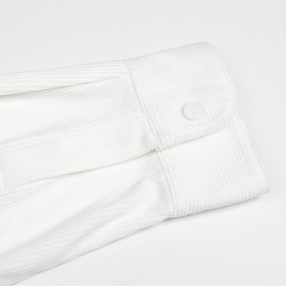 LXT Corduroy Straight Shirt [White]