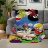 Tom & Jerry's 50th Birthday Classics II VHSBlanket Flannel Throw Blanket for Sofa, Bed, Travel, Camping, Office