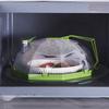 Magnetronafdekking Voor Voedsel Transparante Magnetron Spatdeksel Met Stoomkoker En Handvat 10 Inch Bordafdekkingen Keukengadgets
