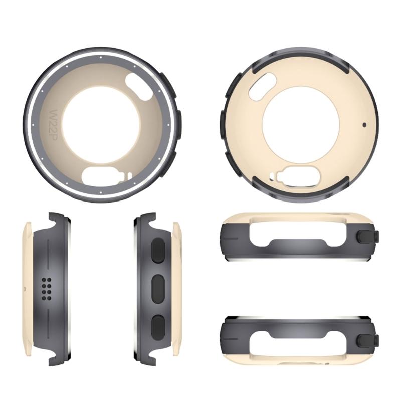 Heavy Duty Metal Protective Case For Smartwatch Shockproof Cover Scratch Resistant Guard With Easy Installation Design