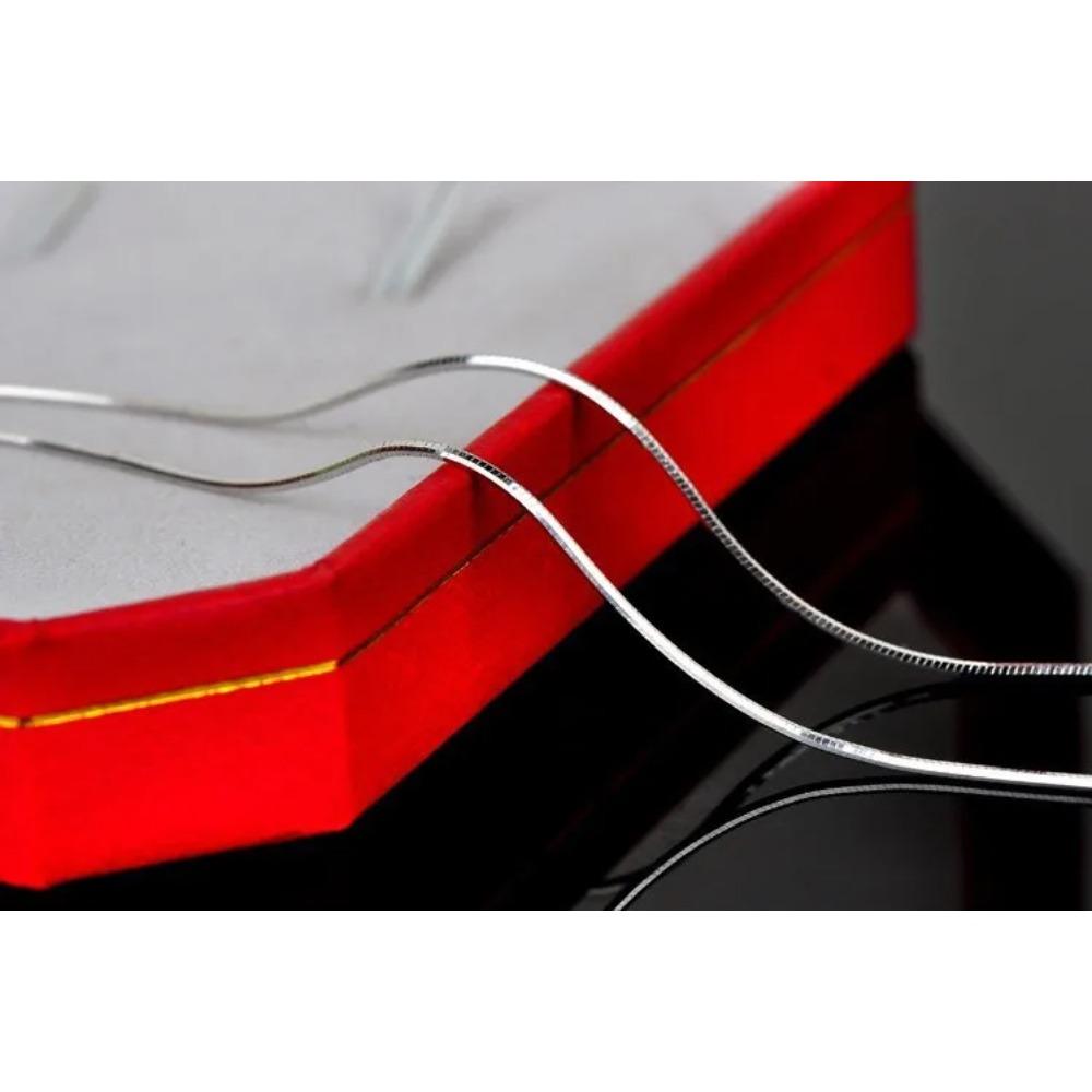 High Quality Fashion Sell Snake Chain 925 Silver Ladies`snake Necklaces Jewelry Gift