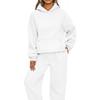 European & American Women's Autumn/Winter 2-Piece Casual Hoodie Sweatshirt and Sweatpants Set