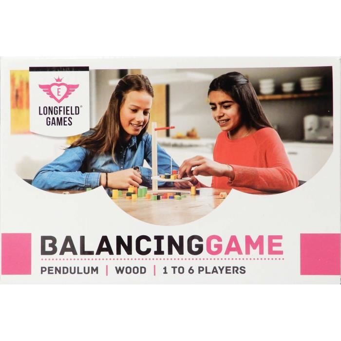 Jeu d'apprentissage - engelhart - jeu en bois d'équilibre la balancelle