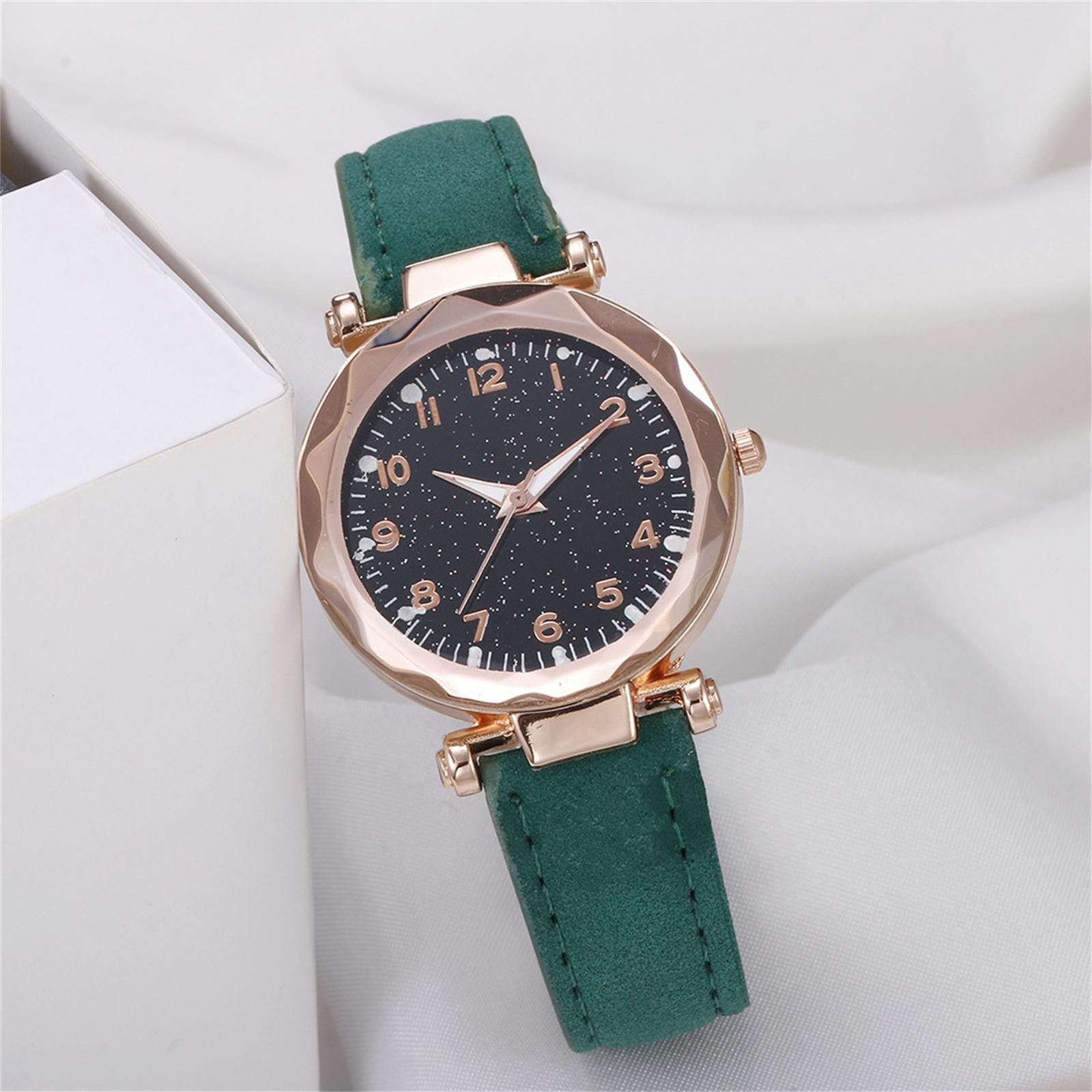 

Женские модные кожаные часы One Size