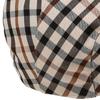Daks Leather Adjustable Strap Brown Check Hunting Cap Dbhe4fl01w2