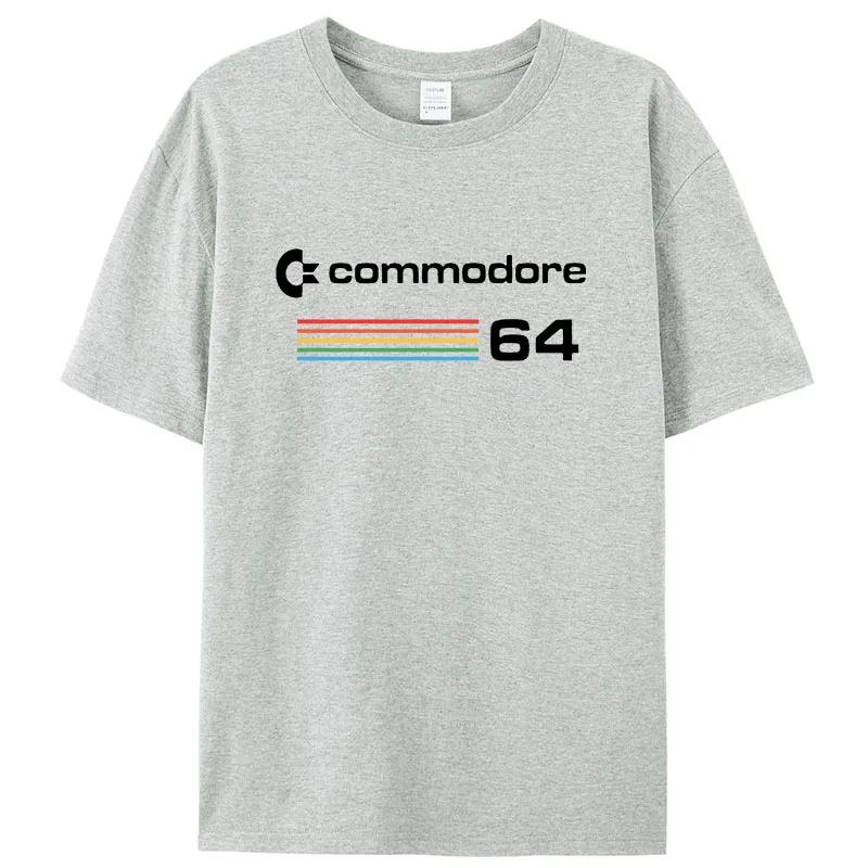 Commodore 64 Summer Fashion High Quality 100 Cotton Breathable and Comfortable TShirt Mens Tops Casual Fashion Street Wear