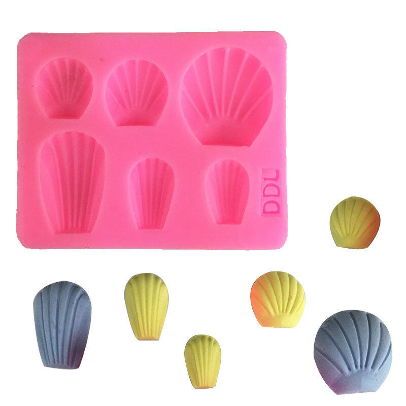 Aromatic gypsum mold in the shape of a shell - Head covering mold in the shape of a shell - 2 pcs.