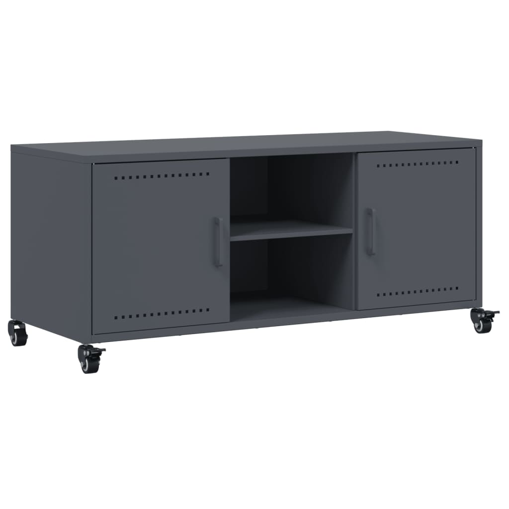 TV Cabinet Anthracite 100.5 x 39 x 43.5 cm Steel