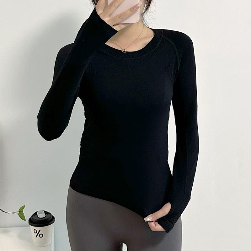 Yoga Long Sleeved Sports T-Shirt, Running Long Sleeved Breathable Fitness Outdoor Yoga Top
