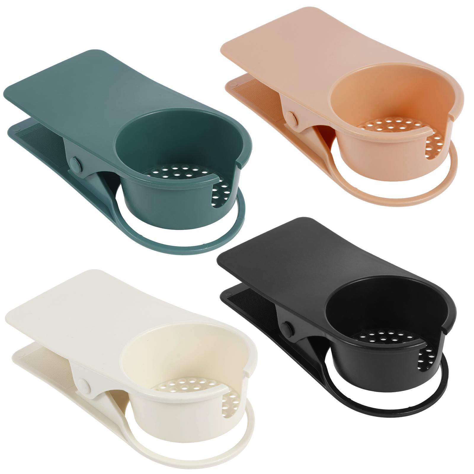 

4 шт. настольный держатель для стакана, универсальный настольный зажим для напитков, чашка для питья, кружка для кофе, держатель для хранения напитков, офисные бутылки для воды