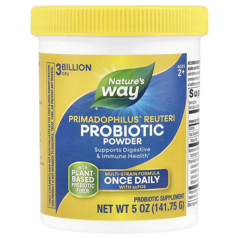 Primadophilus® Reuteri Probiotic Powder, Ages 2+, 3 Billion CFU, 5 oz (141.75 g)