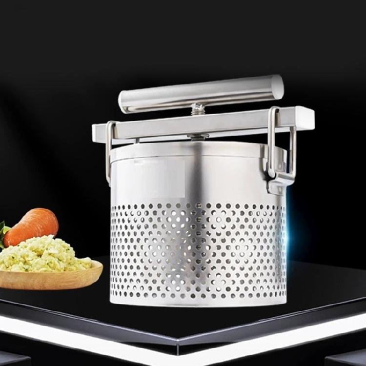 Pressa Manuale Compatta in Acciaio Inossidabile per Disidratare Verdure e Fare Succhi con Funzionamento Facile per Ristoranti