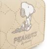 Snoopy Box Heart Quilting Series Tri-fold Wallet, Beige,