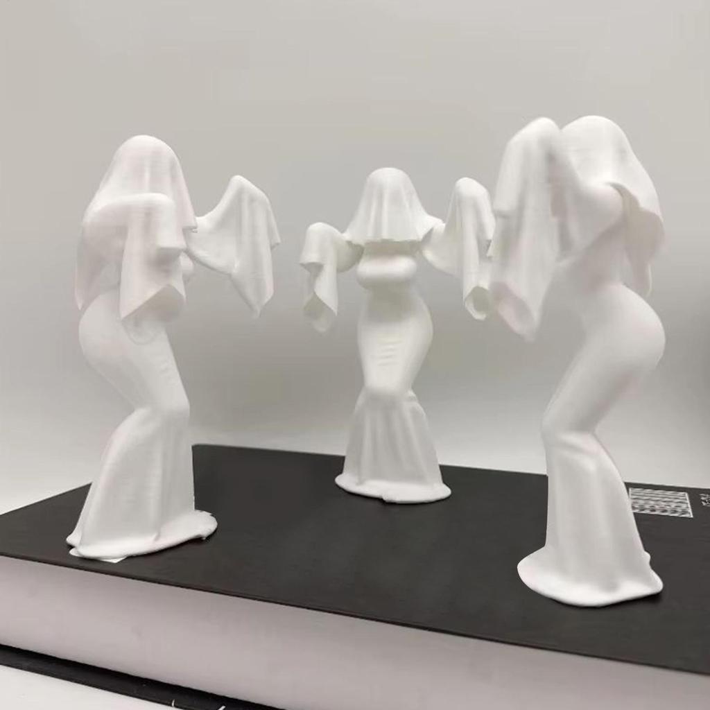 Creative female ghost Figurines Collectible Figurines Female Ghost desktop Ghost Girl Figure ornament Beautiful Girl Anime Figur